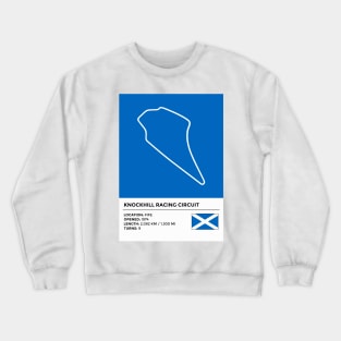 Knockhill Racing Circuit [info] Crewneck Sweatshirt